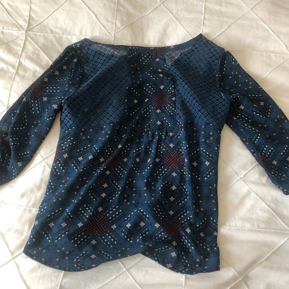 Navy Blouse - Picture 4 of 4